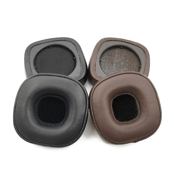 Fårskinn Läder Öronkuddar Öronkuddar Kudde Headset Reparation kompatibel med Major Iv 4 3 2-G