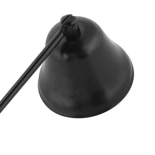Kynttilän nuuska, ruostumattomasta teräksestä valmistettu pitkäkahvainen kynttilän tulppa Turvallinen sammutussammutin liekin sammuttamiseen (musta)