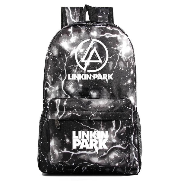 Wabjtam Linkin Park Youth Student Schoolbag, Men's And Women's Casual Backpack