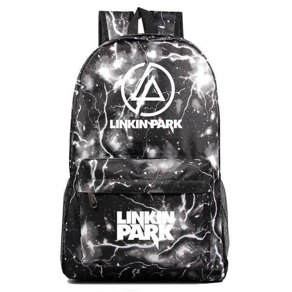 Wabjtam Linkin Park Youth Student Skolväska, Casual ryggsäck för män och kvinnor