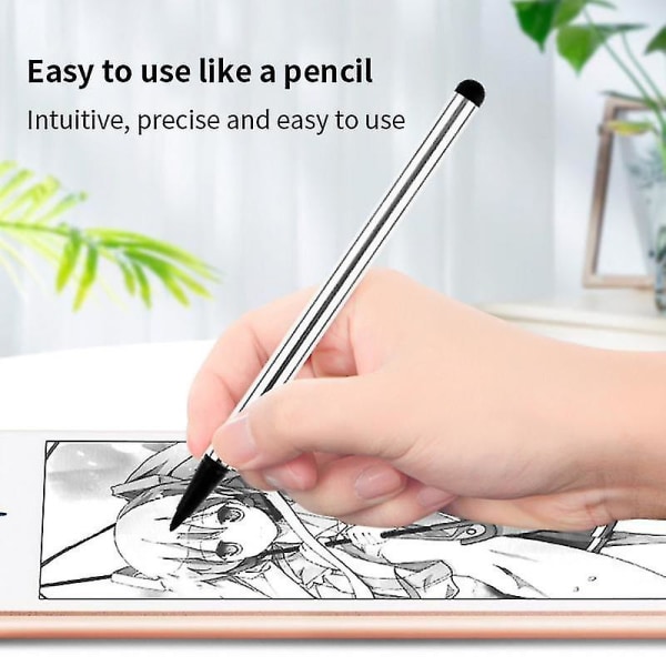 Højkvalitets Touch Screen Stylus Pen Universal Stylus Pen til mobiltelefoner（3 i 1）