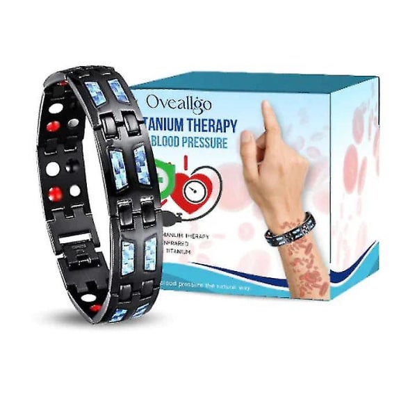 Oveallgo Titanium Therapy Armband för blodtryck (2 st)