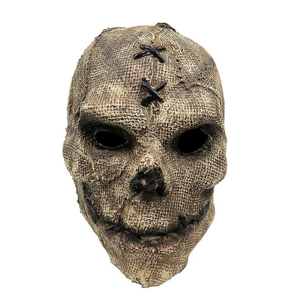 Halloween Mask Miesten Horror Killer Skull Mask, Cosplay Scary Skeleton Lateksinaamiot, Halloween-juhla-asu