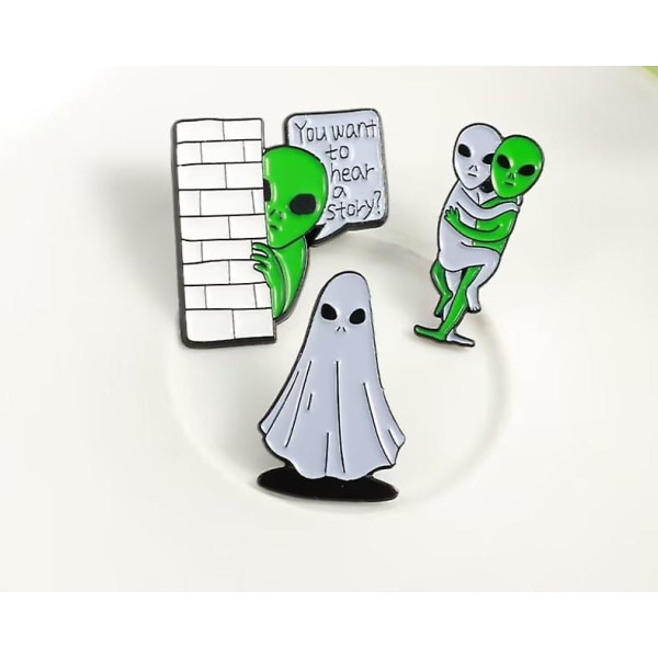 GHYT 3pack Grön Alien Emallj Slipstift