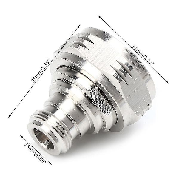 Nk/l29j Rf Mikrovågskoaxialadapter L29 7/16 Din Hane Till N Honkontakt