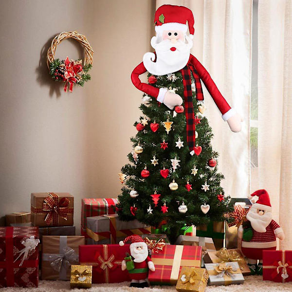 Stor Julgranstopphatt Tomte
