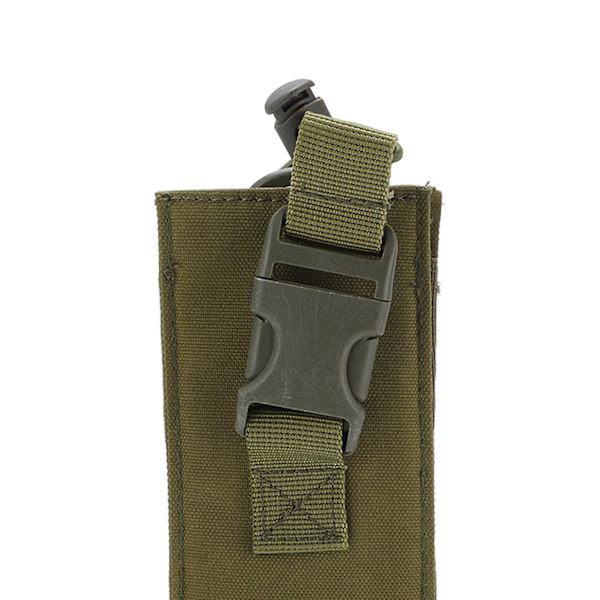 2024 Utomhus Militär Radio Magasin Väska Fick Oxford Tyg Hållbar Intercom Holster Midjeväska Grön