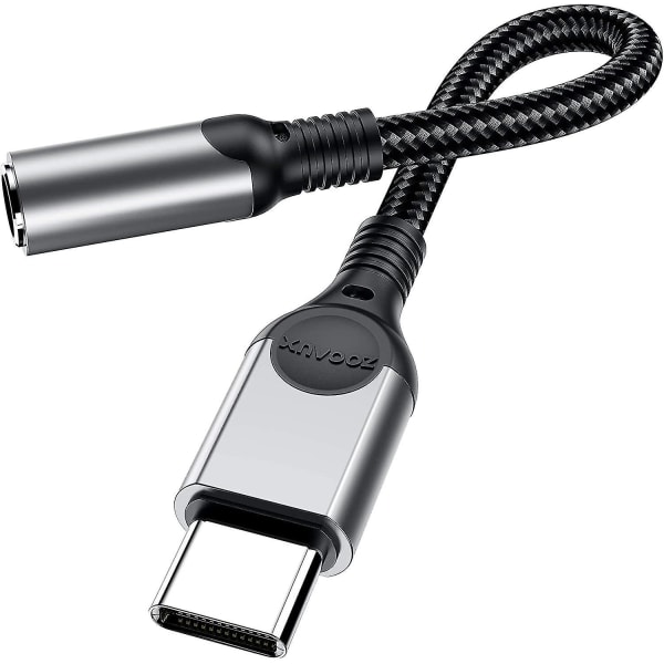 Usb Type C til 3,5 mm hodetelefonkontakt adapter, lydadapter Usb C til Aux Dongle-kabelkabel for Pixel 4 3 2 Xl, Samsung Galaxy S21 S20 Ultra S20 + Note