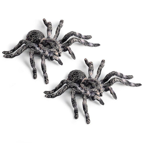 2 kpl 9,5 cm Realistinen hämähäkkihyönteismalli lelu Scary Prop