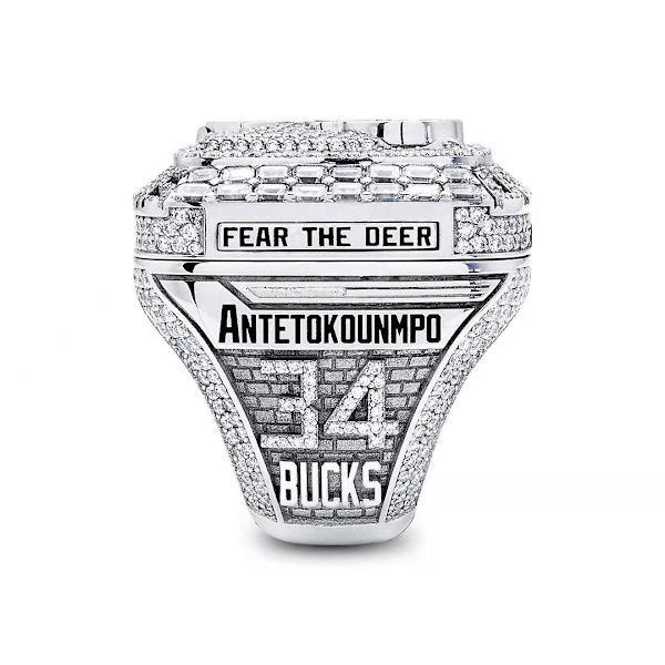 Milwaukee Bucks Championship -sormus Bucks Championship -koristesormus