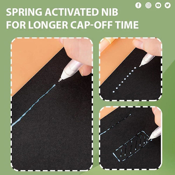 Limstiftpenna för scrapbooking | Färgglada limpennor för scrapbooking, hantverkstygpenna Diy handkontopenna Skolmaterial för korttillverkning Youding