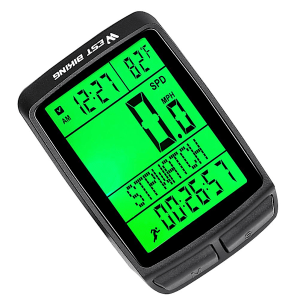 1 Set Multifunktionell Cykeldator Smart Stoppur