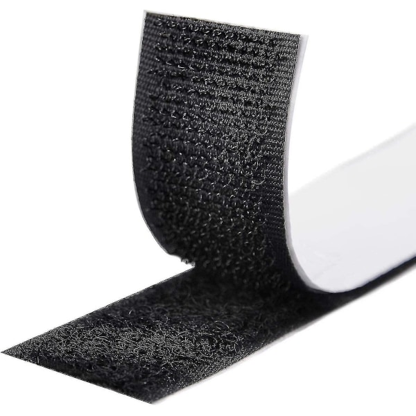 Velcro Tape Selvklæbende 5m Ekstra stærk, dobbeltsidet klæbende med velcro 20mm bred
