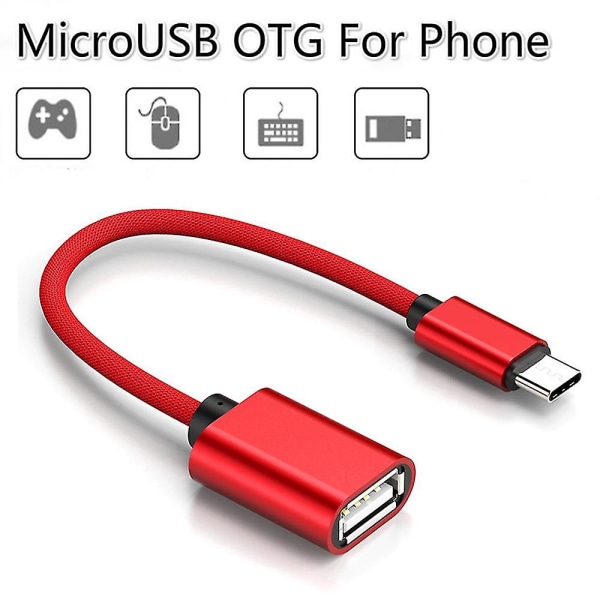 Type-c Otg-sovitinkaapeli USB 3.1 Type C Uros USB 3.0 A Naaras Otg Data