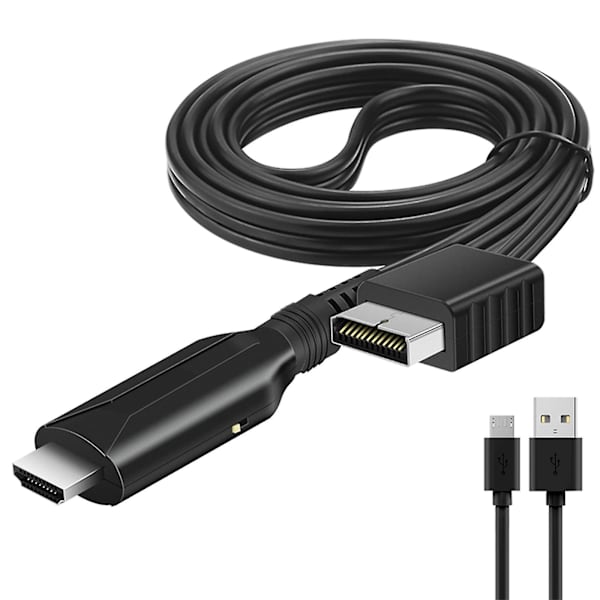 Mini-storlek för Ps1 / för Ps2 till HDMI-kompatibel konverteradapter Full Digital Fo