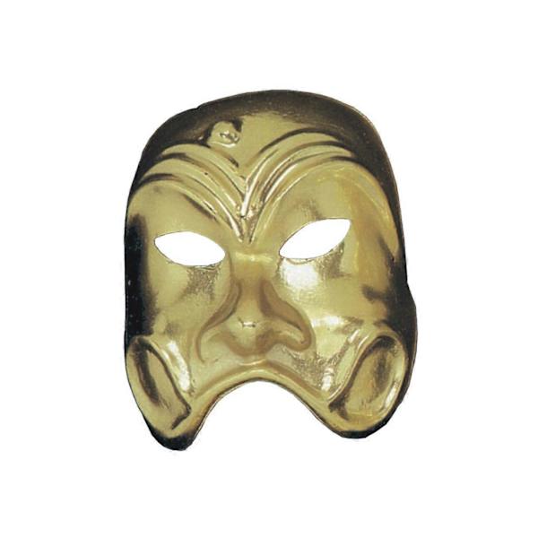 Vuxen guldkomisk mask