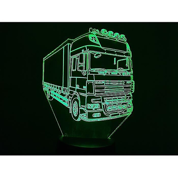 3D-lamppu. Daf 19t kantoauto