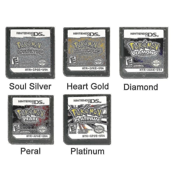 Koti Pelikortti Soul Silver Heart Kulta Kannettava Classic 3ds Dsi Ds Lite Nds