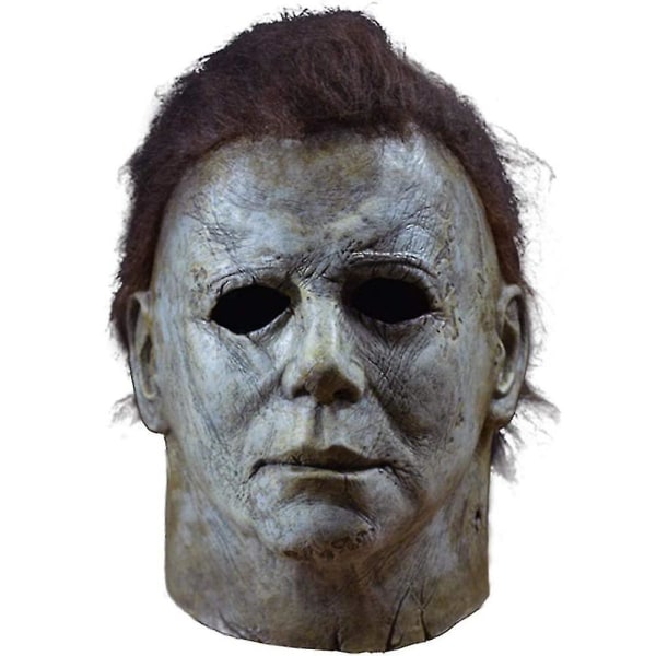 Halloween Michael Myers Horror Latex Mask Hovedbeklædning Festrekvisitter（D）
