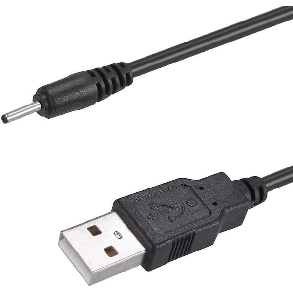 USB -DC-kaapeli 2,0 mm, kuulokkeet USB dc-laturisovitin, USB 2,0 tyyppi A uros-tasavirta 2,0 mm x 0,6 mm 5 voltin tasavirtapiippujakki Power liitin Lataus C