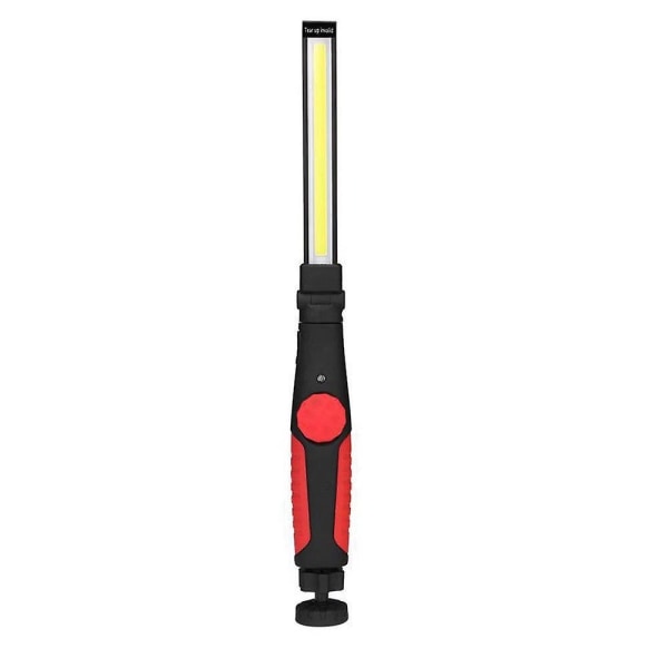 Ladattava LED-työvalo magneetilla ja USB-ladattavalla, tarkastusvalo kotitaloustyöpajalle retkeilyyn (punainen)