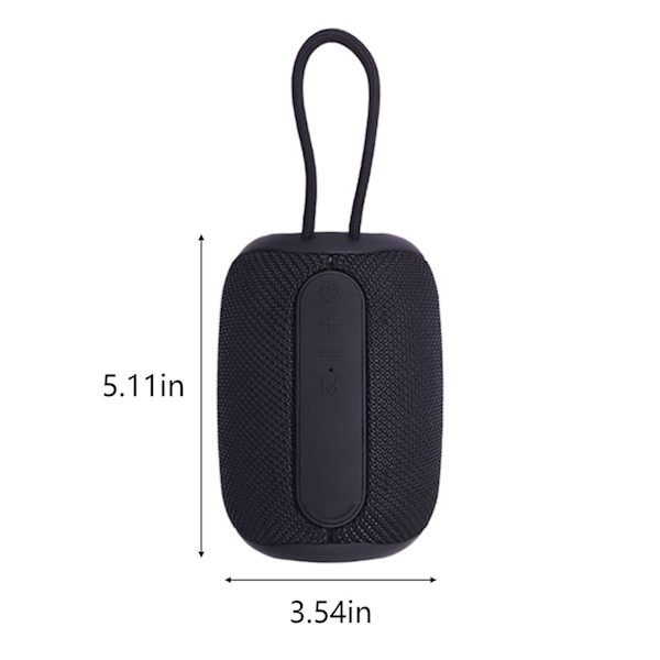 Ny trådlös Bluetooth-högtalare med lysande utomhus bärbar subwoofer-högtalare, hög effekt lång standby med färgglada ljuseffekter