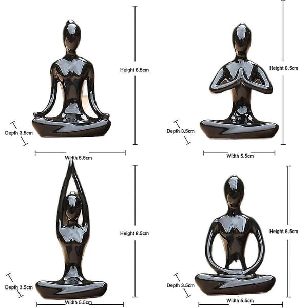 Yoga Ornament - svart