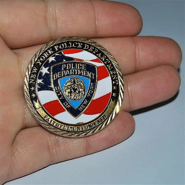 Us Department New Yorkin poliisilaitoksen Nypd Challenge Coin -keräilylahja