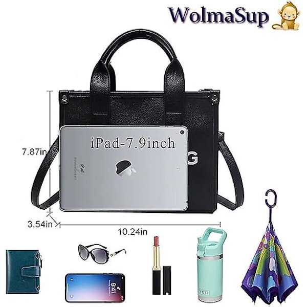 Toteväska för kvinnor Dupes Mini Läder Tote Bag Liten Personlig Crossbody Handväska