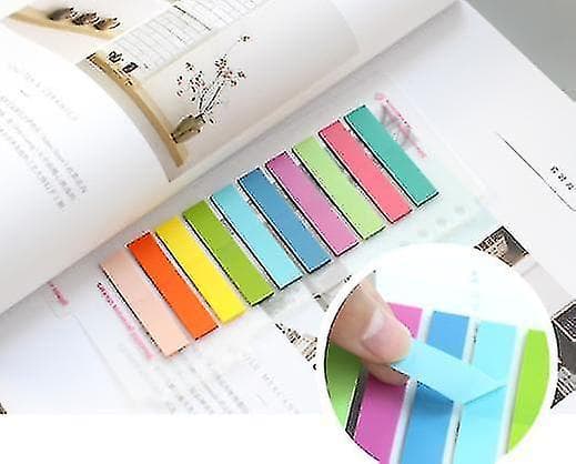 200 st Post-it-etiketter Bokmärken Kontorsmaterial