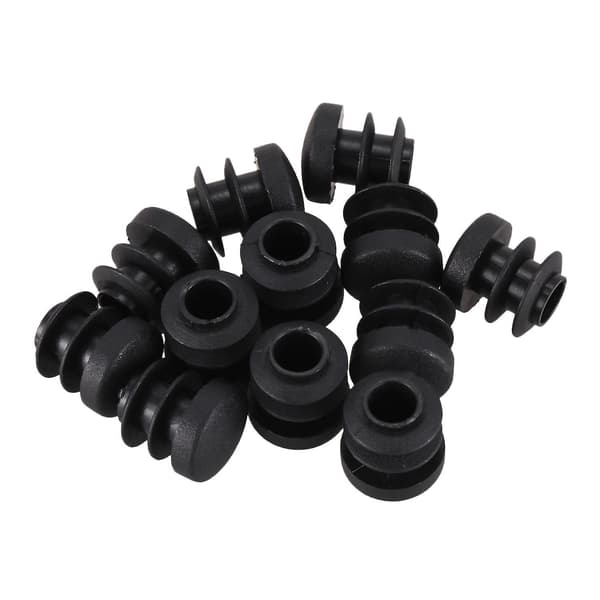 Stol Bordsben Plugg 14mm Diameter Rund Plastskydd Tråd Insatt Rör 12 st