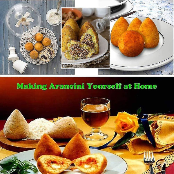 Arancini-form, DIY-risbollform, mångsidig risbollform, hemlagad fylld köttbullsform
