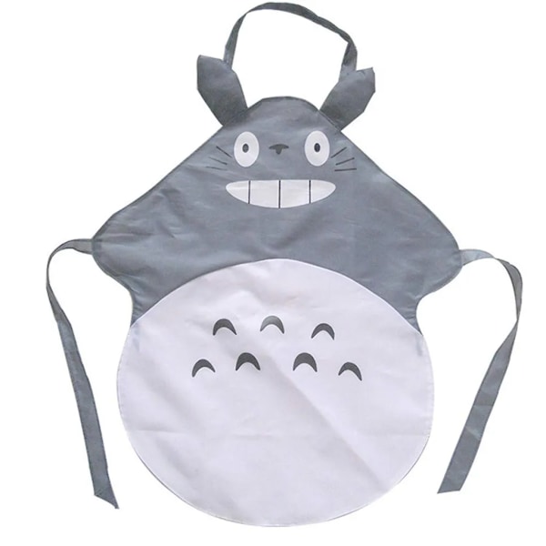 Studio Ghibli Min Granne Totoro Grå Förkläde Köksförkläde Hemkläder Cosplay