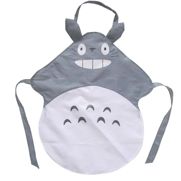 Studio Ghibli My Neighbour Totoro Grå Förkläde Köksförkläde Hemmakläder Cosplay