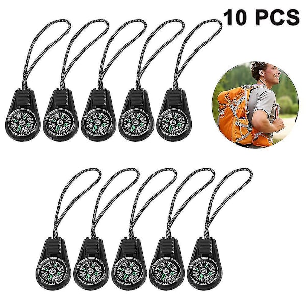 Mini Kompass för Överlevnad, 10-pack