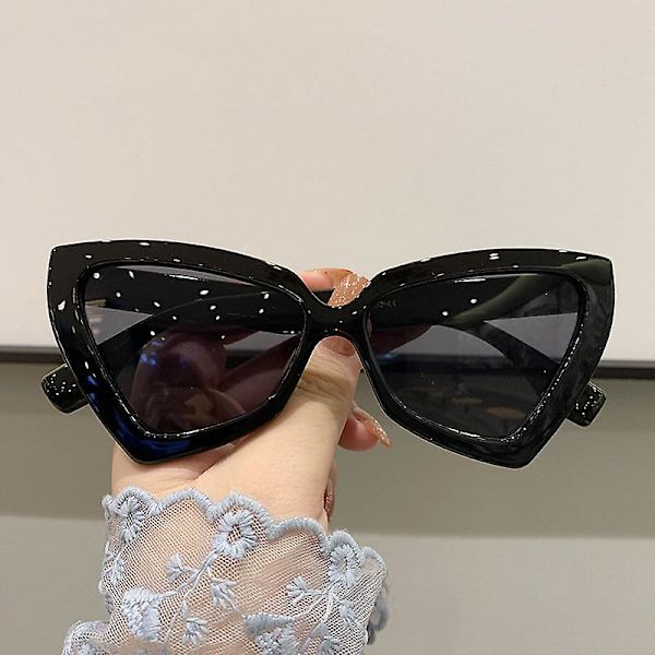 Nya Fashion Cat Eye Solglasögon Vuxen Lyx Varumärke Designer Solglasögon för Vuxen Resande Solskydd Glasse y2k Gafas De Sol（blå）