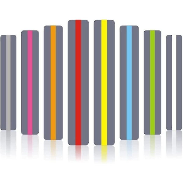 16 kpl lukuviiva Dysleksia-ohjattu lukuliuska, värillinen kohokohtien lukuviiva, seurantaviivain aloittelijan/opiskelijan opastamiseen