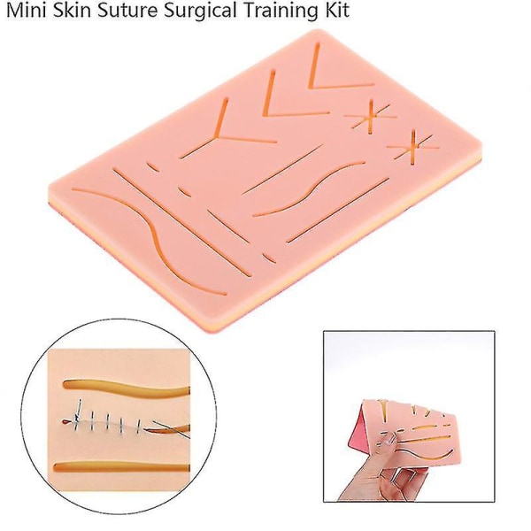 Mini Silikon Skins Pad Sutur Innsnitt Kirurgisk Traumatisk Simulering Trening Hfmqv