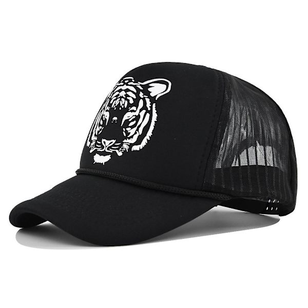 Sarjakuvapainatus Baseball-lippis Tiikerin pää huippulippis Mesh-lippis Henkilökohtainen silkkipaino Kaareva lieriö Aurinkolippa