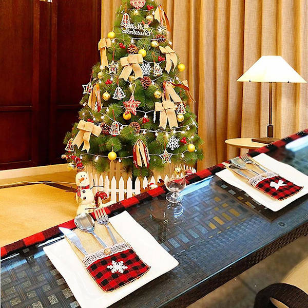 Luxshiny Julbord 2-pack Juldekorationssats Matrum Dekoration