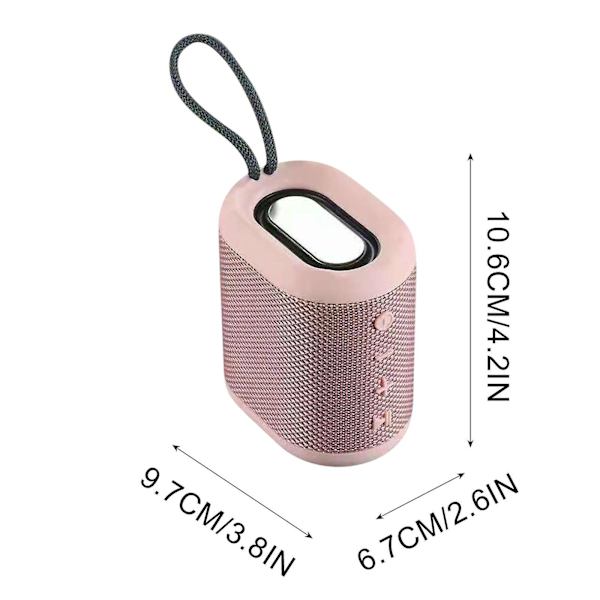 Bluetooth-högtalare, bärbar Bluetooth-högtalare trådlös med bas HD-stereoljud för hem utomhus resor