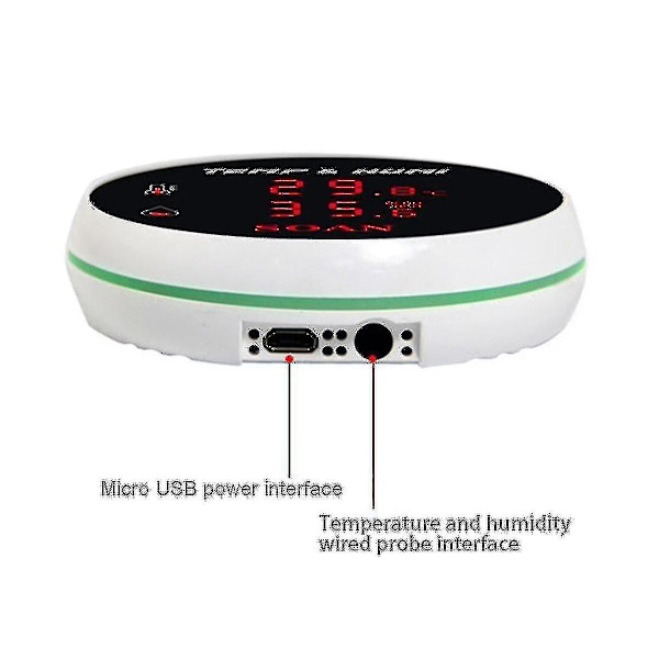 Wifi Temperatur Sensor Tråd Digital Smartlife Termometer Rum Vand Pool Termostat Alarm EU HK
