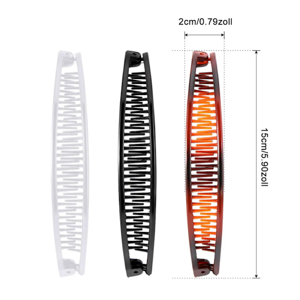 Clincher Combs Bananklämma Grip Kam