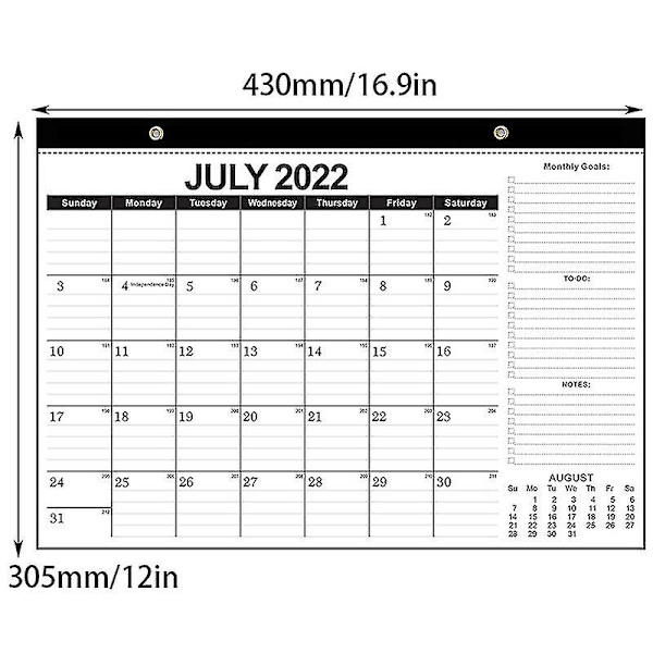 2023 Väggkalender Hängande Månadskalenderplanerare Månadsvis (4)
