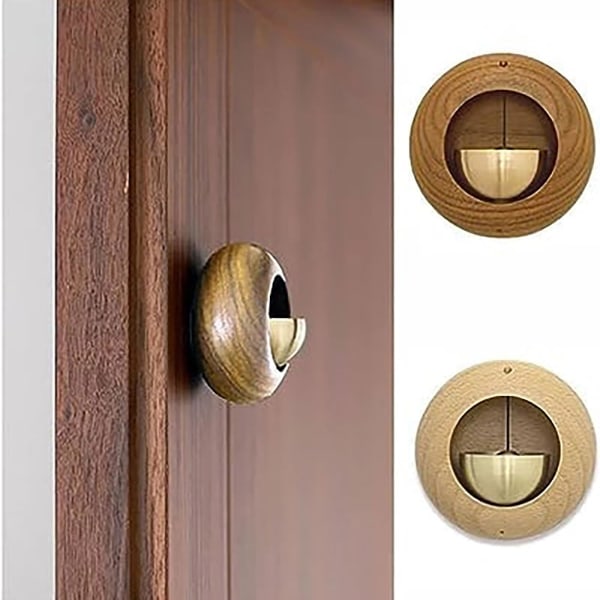 Kreativ dörrklocka, dörrklocka i japansk stil, dopamindörrklocka, dekorationer, bärbar dörrklocka, ingen borrning krävs（A）