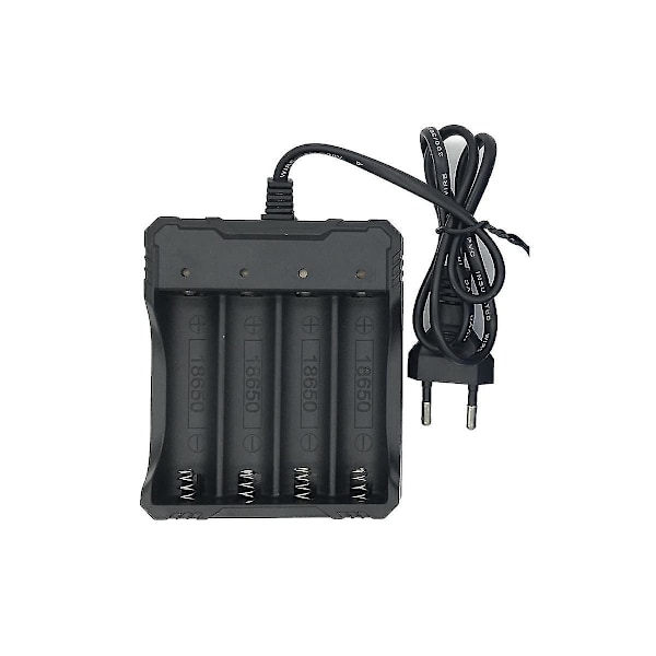 1 kpl - Akunlaturiadapteri Dc 4.2v 1.2a Lähtö 4 Paikkaa 18650 Ladattavalle Litiumakulle C