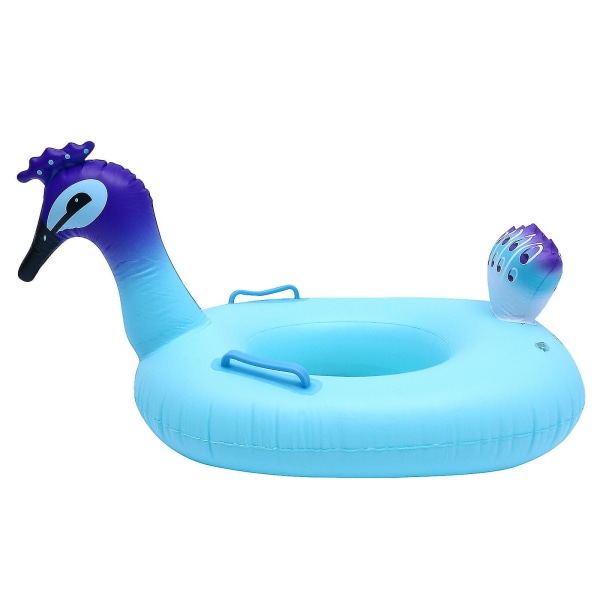 Baby uimarengas Summer Float Seat Peacocks Design Baby puhallettava allaslelu
