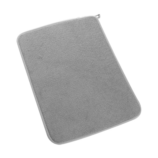 Diskställningsmatta Värmebeständig Superabsorberande Storlek Hemkopp Avloppsmatta Bord Placemat För Kök（Grå）