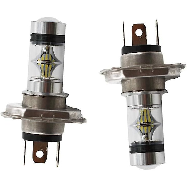 100w Vit LED-strålkastare H4-lampa för Yamaha Yzf R6 1999-2002