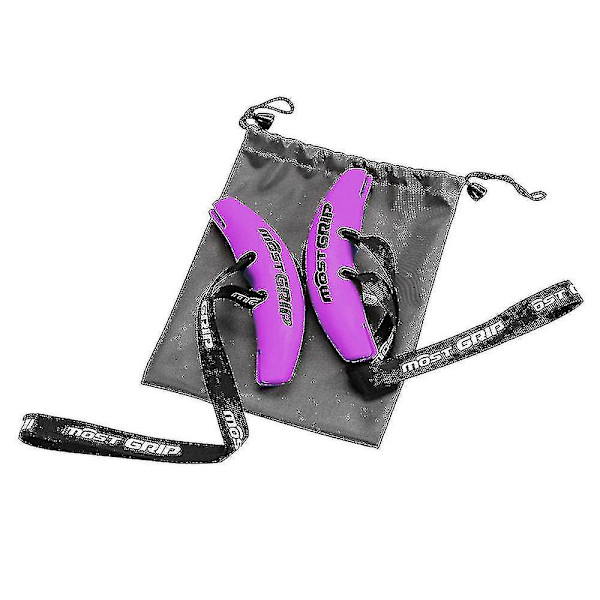 Bran Pull Up Handtag Greppövningshandtag För Motståndsbands Handtag Träningshandtag (lila)